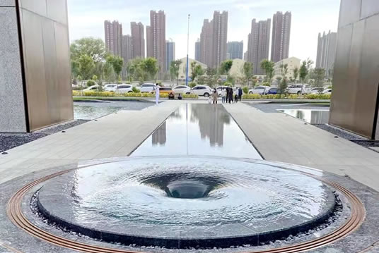 漩涡水景