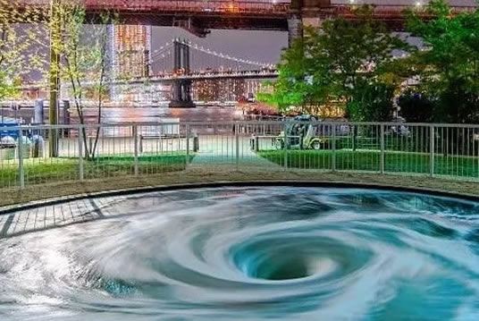 漩涡水景